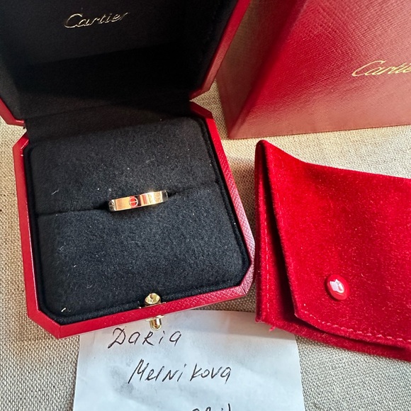 Cartier love wedding band ring - Picture 7 of 14